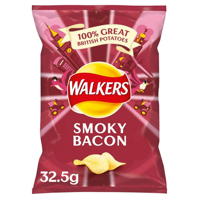 Walkers Smoky Bacon Crisps grab bag 45g