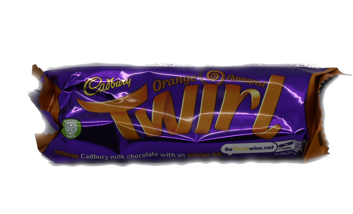 Cadbury Twirl Orange flavoured x 2 finger