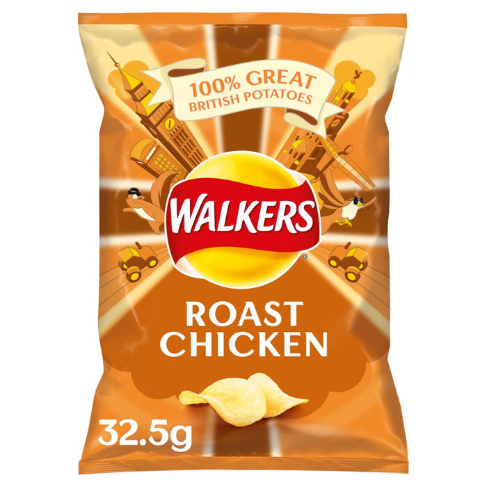 Walkers Roast Chicken Crisps grab bag 45g