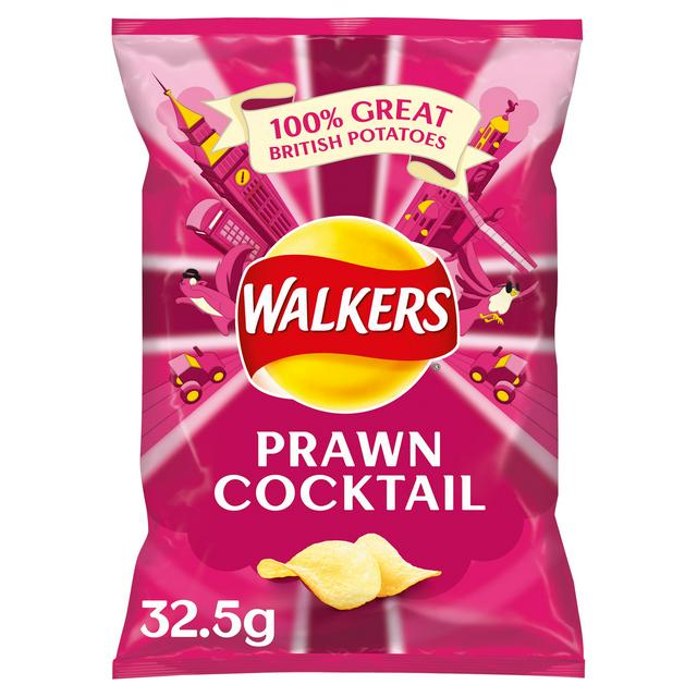 Walkers Prawn Cocktail Crisps grab bag 45g